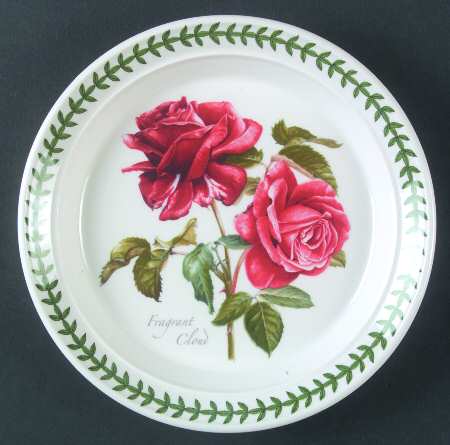 Botanic Roses Salad Plate
