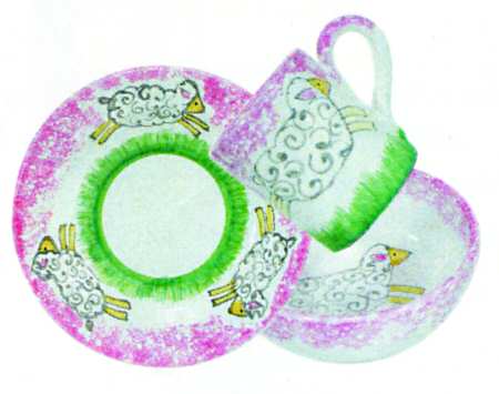 Counting Sheep Pink by Presenttense