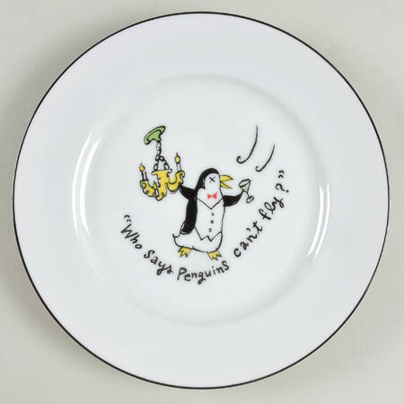 Penguins Salad Plate