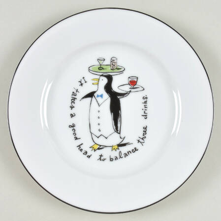 Penguins Salad Plate