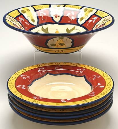 Vallarta 5 Pc Pasta Set