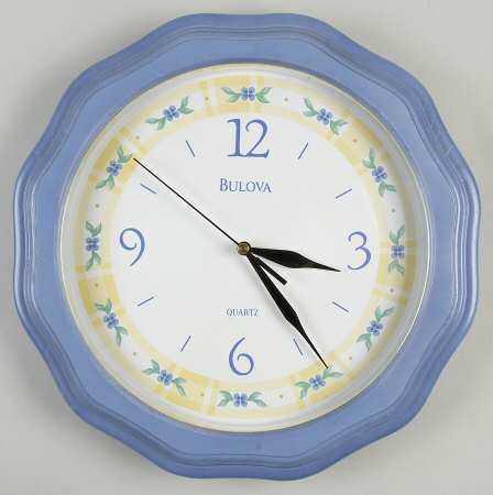 Floral Breeze Hanging Wall Clock