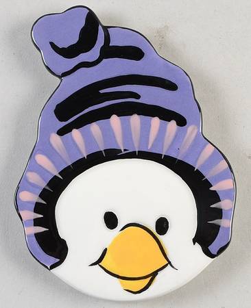 Penguin Skate Figural Coaster