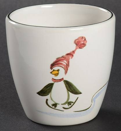 Penguin Skate Votive Candleholder