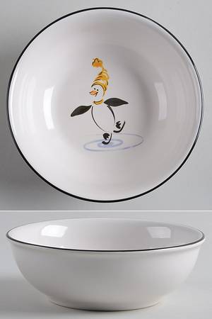 Penguin Skate Coupe Cereal Bowl