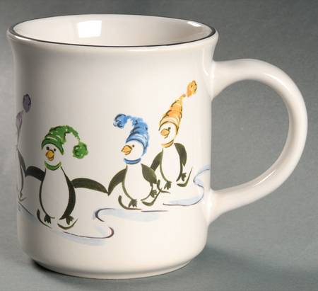 Penguin Skate Mug