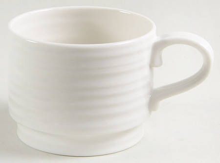 Sophie Conran White Flat Stacking Cup (No Saucer)