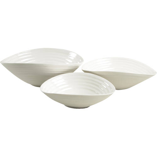 Sophie Conran White (3 Piece) Salad Bowl Set (9", 11" & 12")