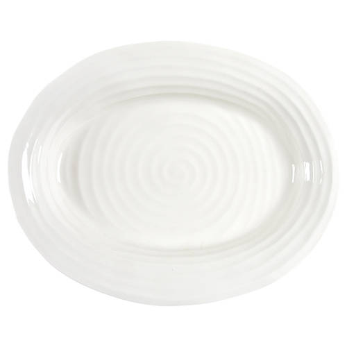 Sophie Conran White 14" Oval Serving Platter