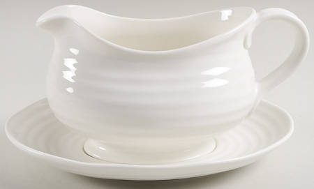 Sophie Conran White Gravy Boat & Underplate