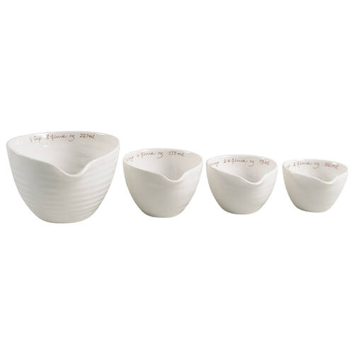 Sophie Conran White (4 Piece) Measuring Cup Set with Spouts