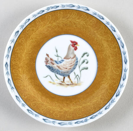 Basse Cour Saucer for Flat Cup