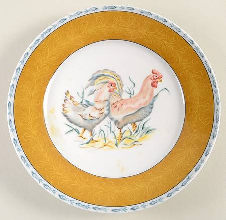 Basse Cour Salad/Dessert Plate