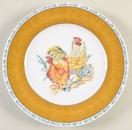 Basse Cour Salad/Dessert Plate