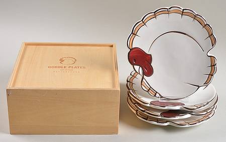 Gobble Salad/Dessert Plate - Set of 4