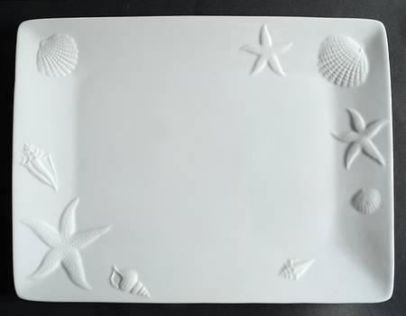 Seashore 16" Rectangular Serving Platter