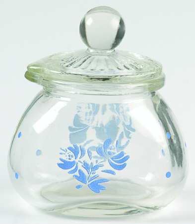 Yorktowne Glassware Creamer & Lid