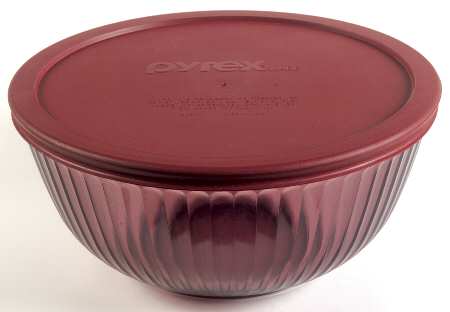 Sculptured Cranberry by Pyrex