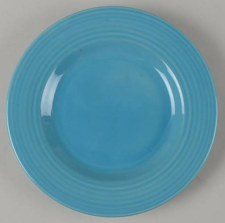 Sausalito Ridged Turquoise Salad Plate