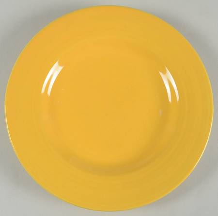 Sausalito Ridged Yellow Salad Plate