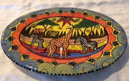 Mashona 11" Oval Serving Platter