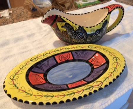 Mashona Gravy Boat & Underplate