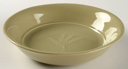 Wheat (Green) 9" Individual Pasta Bowl