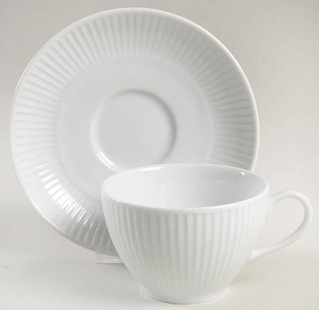 Plisse Breakfast Cup & Saucer Set