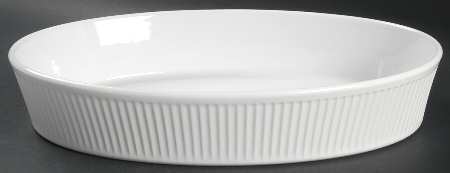 Plisse 12'' Oval Baker