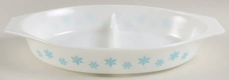Snowflake White by Pyrex