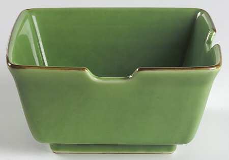 Asian Square Light Green Noodle Bowl