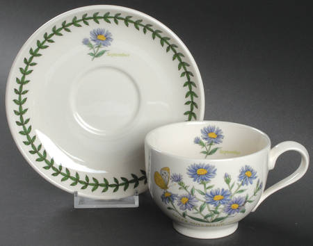 Botanic Garden Flower of the Month Footed Cup & Saucer Set