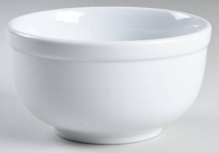 Du Jour White 7" Round Vegetable Bowl