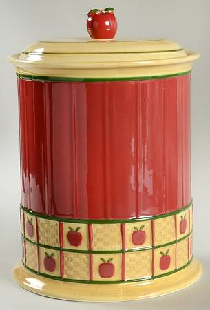 Apple Cobbler Large Canister & Lid