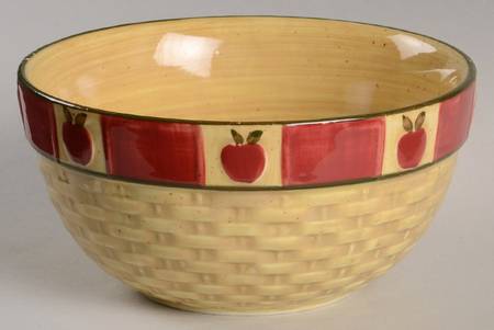 Apple Cobbler Soup/Cereal Bowl