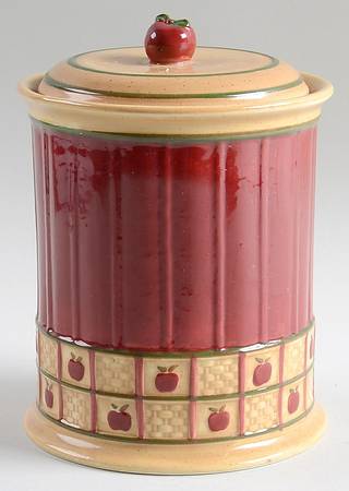 Apple Cobbler Medium Canister & Lid