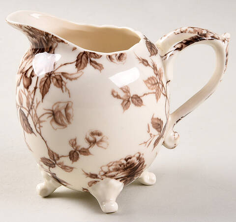 Brown Toile Creamer