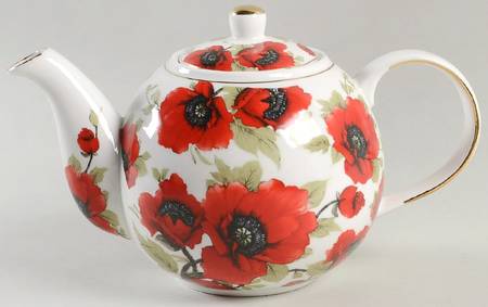 Poppy Small Teapot & Lid