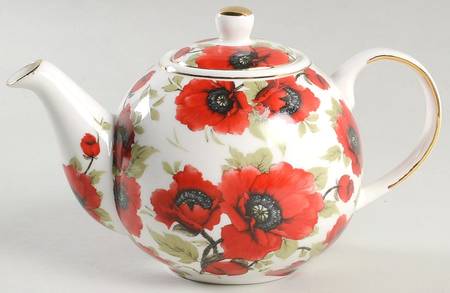 Poppy Mini Teapot & Lid
