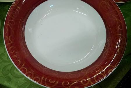 Golr Swirl (Earthenware) 11" Round Vegetable Bowl