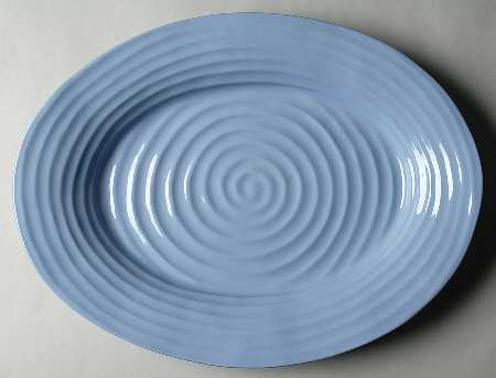 Sophie Conran Forget Me Not 17" Oval Serving Platter