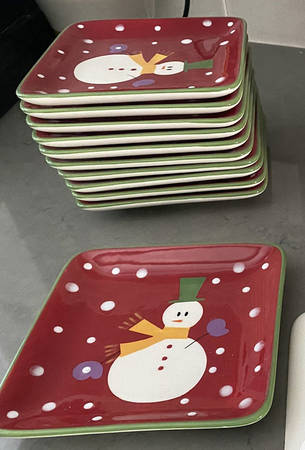 Snowball Square Bread & Butter Plate