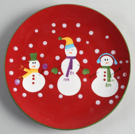 Snowball Salad/Dessert Plate