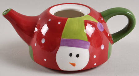 Snowball Individual Teapot with Cup Teapot No Lid