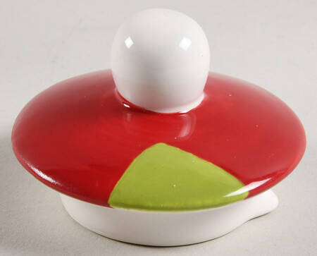 Snowball Teapot Lid for Individual Teapot with Cup