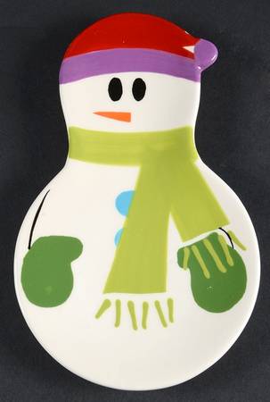 Snowball Figural Spoon Rest