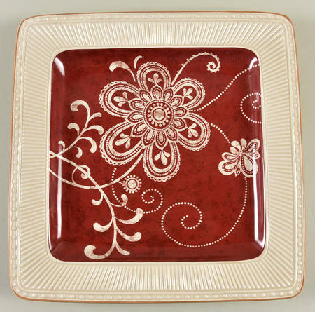 Maribeth Square Dinner Plate