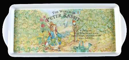 Beatrix Potter 14" Melamine Sandwich Tray