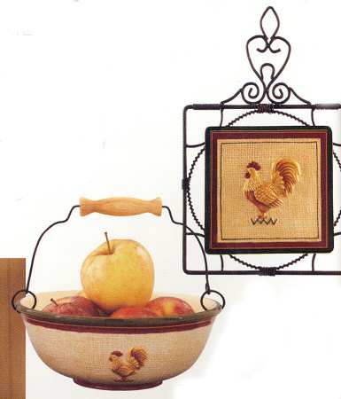 Rise'n Shine Metal Frame Square Trivet