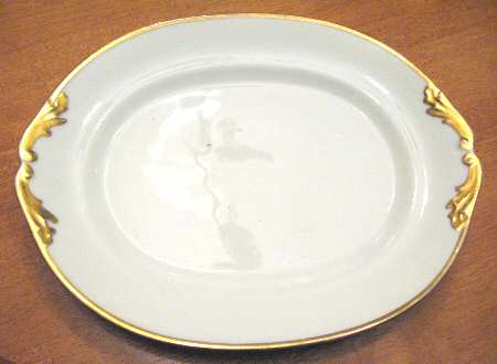 PL75 14" Oval Serving Platter by Porcelaine Limousine